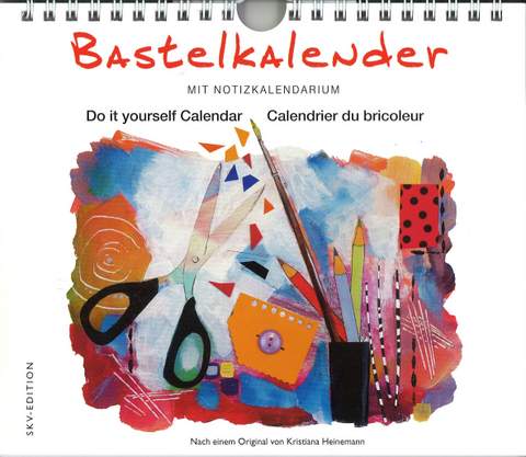Bastelkalender weiß 20x17cm 84.753 nach Original von Kristina Heinemannn 
