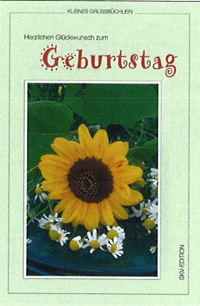 Grußbüchlein - Geburtstag - aus 93148/3 und 93100/2 und 93150/8 