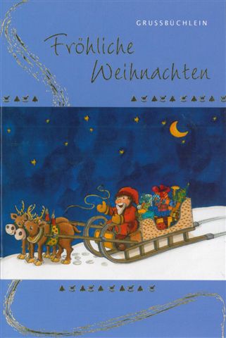 Grußbüchlein - Fröhliche Weihnachten - aus 95459/4 
